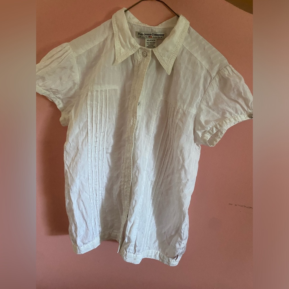Coquette Officecore Y2K Ralph Lauren Blouse